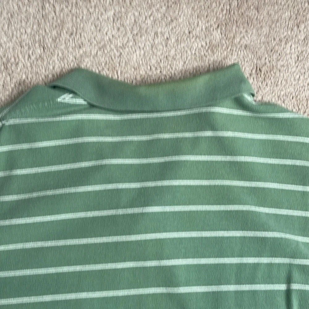 Polo Ralph Lauren Green Striped Polo Shirt